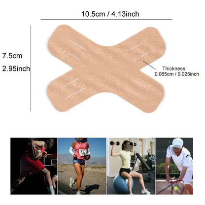 Kinesiology Tape, Muscle Support Elastic Athletic Sports Tape, Recovery Strong Grip Adhesive Tape for Knees, Joint, Shoulder