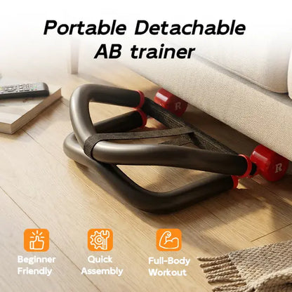 HOPHORSE 10-In-1 AB TRAINER Full Body Workout 3 Resistance Levels 35/44/57 LBS Compact Portable Beginner-Friendly Home & Daily Use Ab Exercise Machine