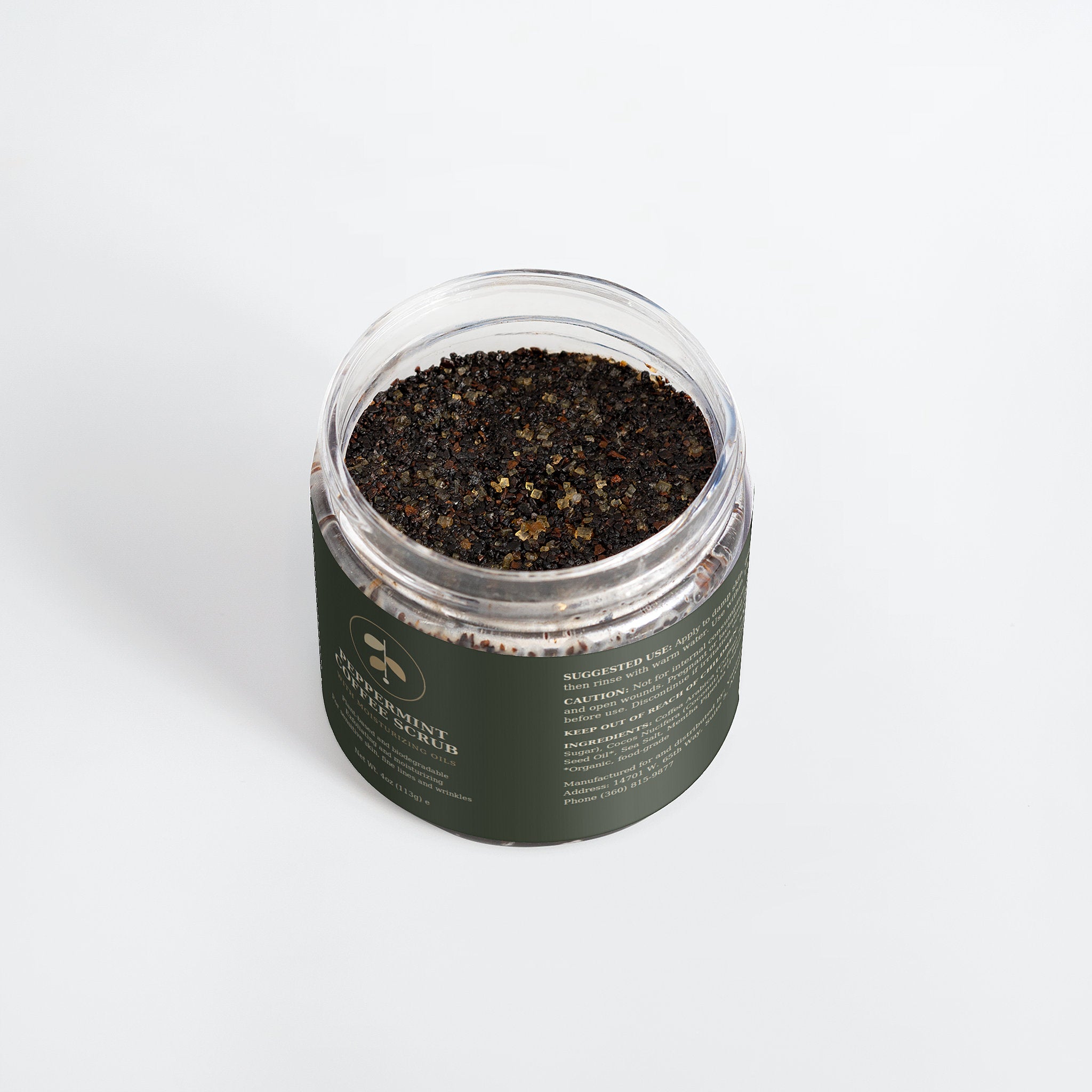 Peppermint Coffee Scrub