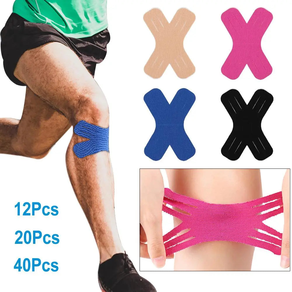 Kinesiology Tape, Muscle Support Elastic Athletic Sports Tape, Recovery Strong Grip Adhesive Tape for Knees, Joint, Shoulder