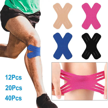 Kinesiology Tape, Muscle Support Elastic Athletic Sports Tape, Recovery Strong Grip Adhesive Tape for Knees, Joint, Shoulder