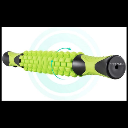 Tikaton Muscle Roller Stick, 17.5 Inches for Athletes, Relieves Cramping, Tightness & Pain, Helps Legs & Back Recovery, Comfort Body Care