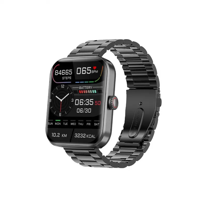 Goldenqblood Glucose Heart Rate Blood Pressure Blood Oxygen Body Temperature Detection Health Sports Waterproof Smart Wearable Smartphone Watcho