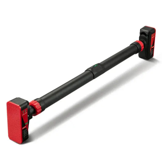 Adjustable Pull up Bar for Doorway - 440LBS Weight Capacity, No Screws Installation with Level Meter and Auto Lock, Chin up Bar for Home Gym Strength Training