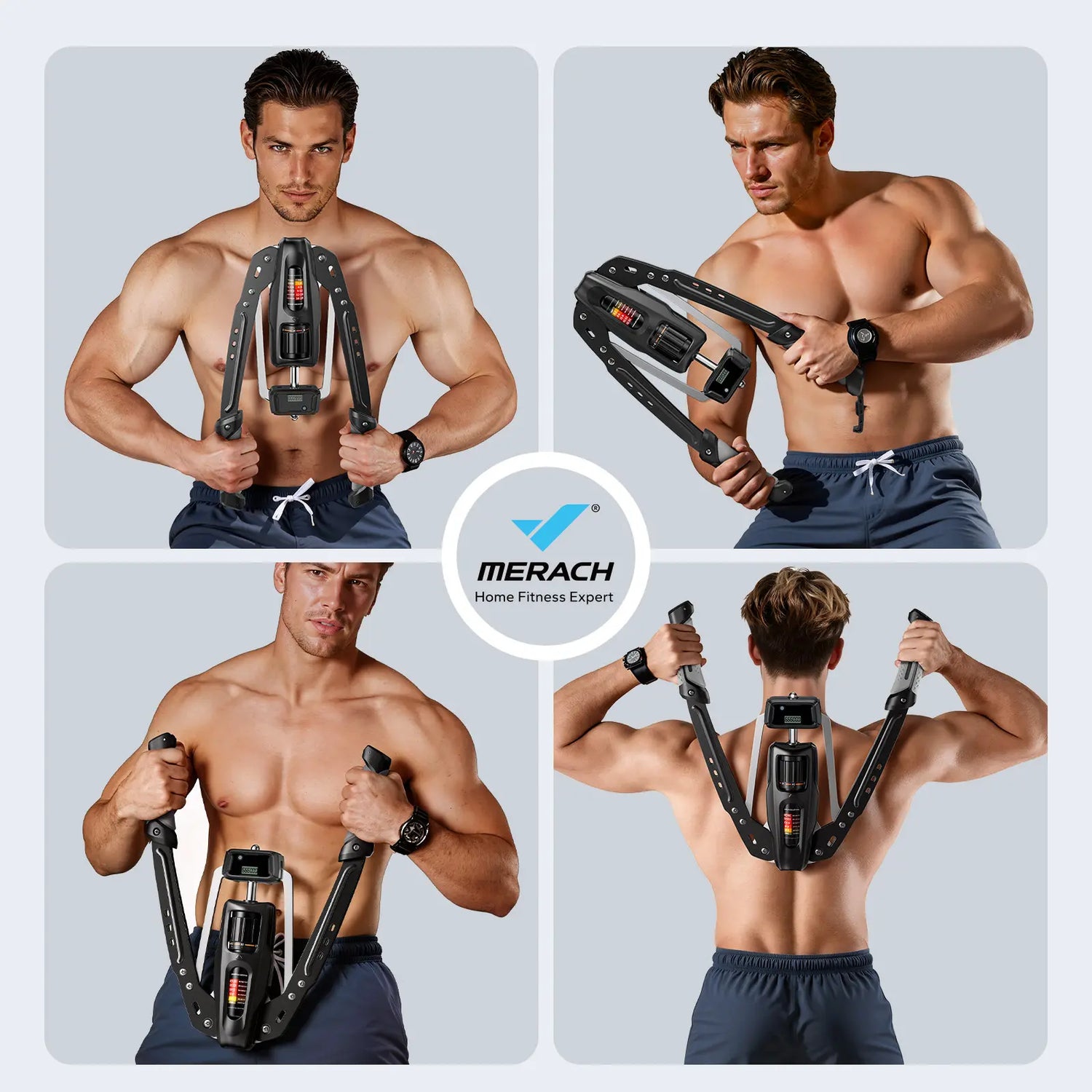 Transform Your Home Workouts with the Merach Hydraulic Arm Trainer - Adjustable Resistance for Ultimate Arm & Shoulder Strength