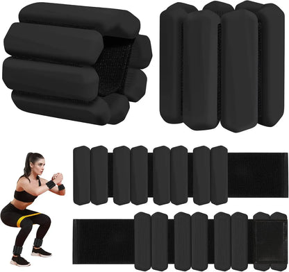 Elevate Your Fitness: Adjustable Silicone Wrist Weights - 2Pack for Enhanced Workouts in Yoga, Walking, and Gym Sessions