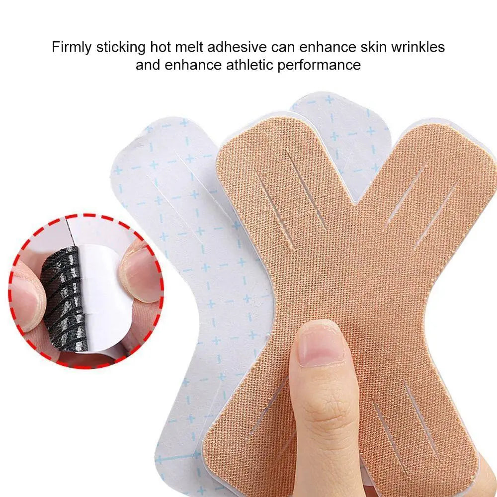 Kinesiology Tape, Muscle Support Elastic Athletic Sports Tape, Recovery Strong Grip Adhesive Tape for Knees, Joint, Shoulder