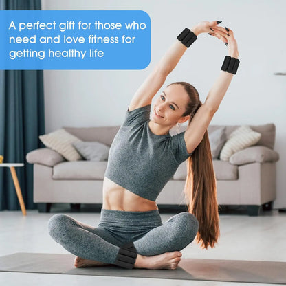 Elevate Your Fitness: Adjustable Silicone Wrist Weights - 2Pack for Enhanced Workouts in Yoga, Walking, and Gym Sessions