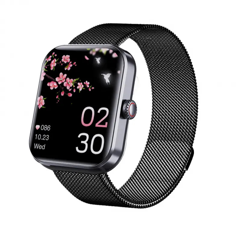 Goldenqblood Glucose Heart Rate Blood Pressure Blood Oxygen Body Temperature Detection Health Sports Waterproof Smart Wearable Smartphone Watcho