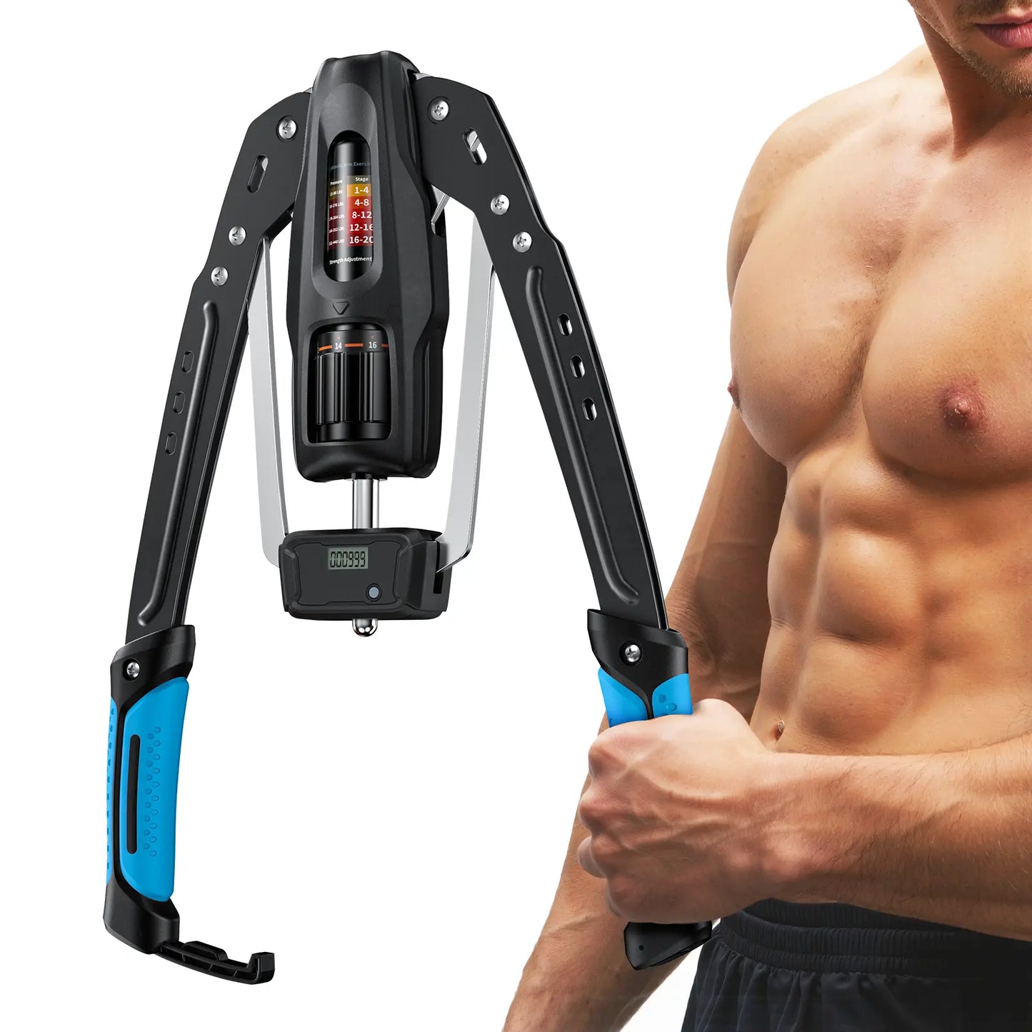 Transform Your Home Workouts with the Merach Hydraulic Arm Trainer - Adjustable Resistance for Ultimate Arm & Shoulder Strength