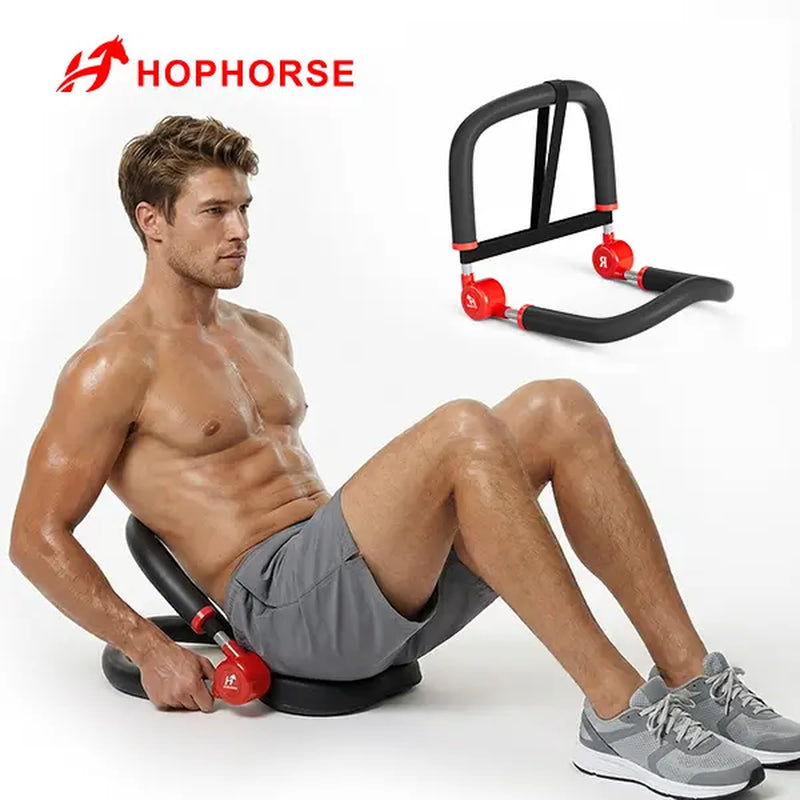 HOPHORSE 10-In-1 AB TRAINER Full Body Workout 3 Resistance Levels 35/44/57 LBS Compact Portable Beginner-Friendly Home & Daily Use Ab Exercise Machine